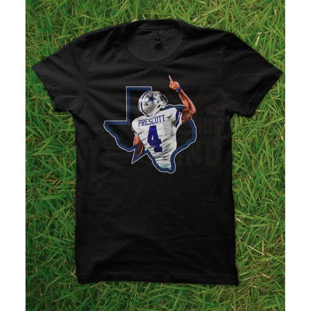 Dallas Cowboys Prescott Football Fan Graphic Vintage Unisex T-Shirt